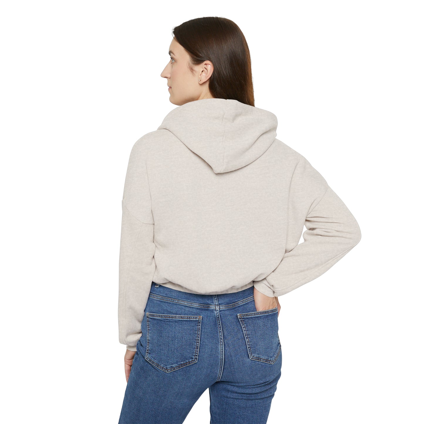 "Sling Yer Pearls!" Women's Cinched Bottom Hoodie